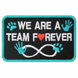 Embroidery Custom Sew On Badges Patches Velcro Hook For Clothing