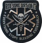 Velcro Hook Custom Woven Patches Embroidery Military Uniform Patches