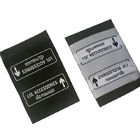 High Damask Custom Made Woven Labels For Clothing Rectangle Shape