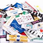 100% Polyester Fabric Woven Clothing Labels garment tags and labels