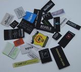 Garment Woven Clothing Labels Tag Damask Custom Woven Fabric Labels