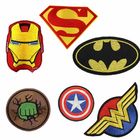 Eco Friendly Embroidery Woven Cloth Badges Sew On / Iron On Patch Multi Colors