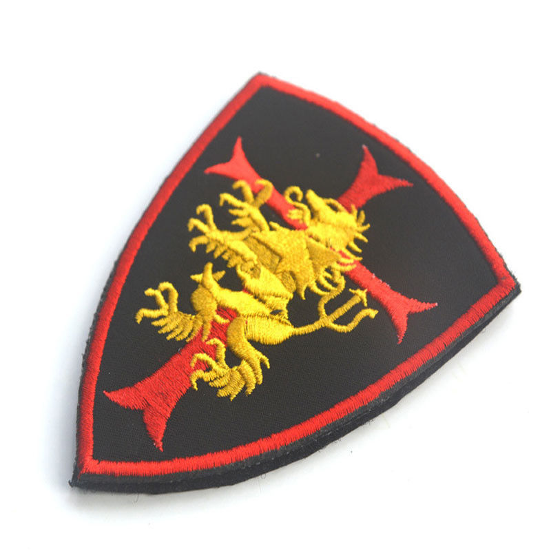 Custom Decorative Clothing Patches Embroidery Armband Fabric Uniform Security Type